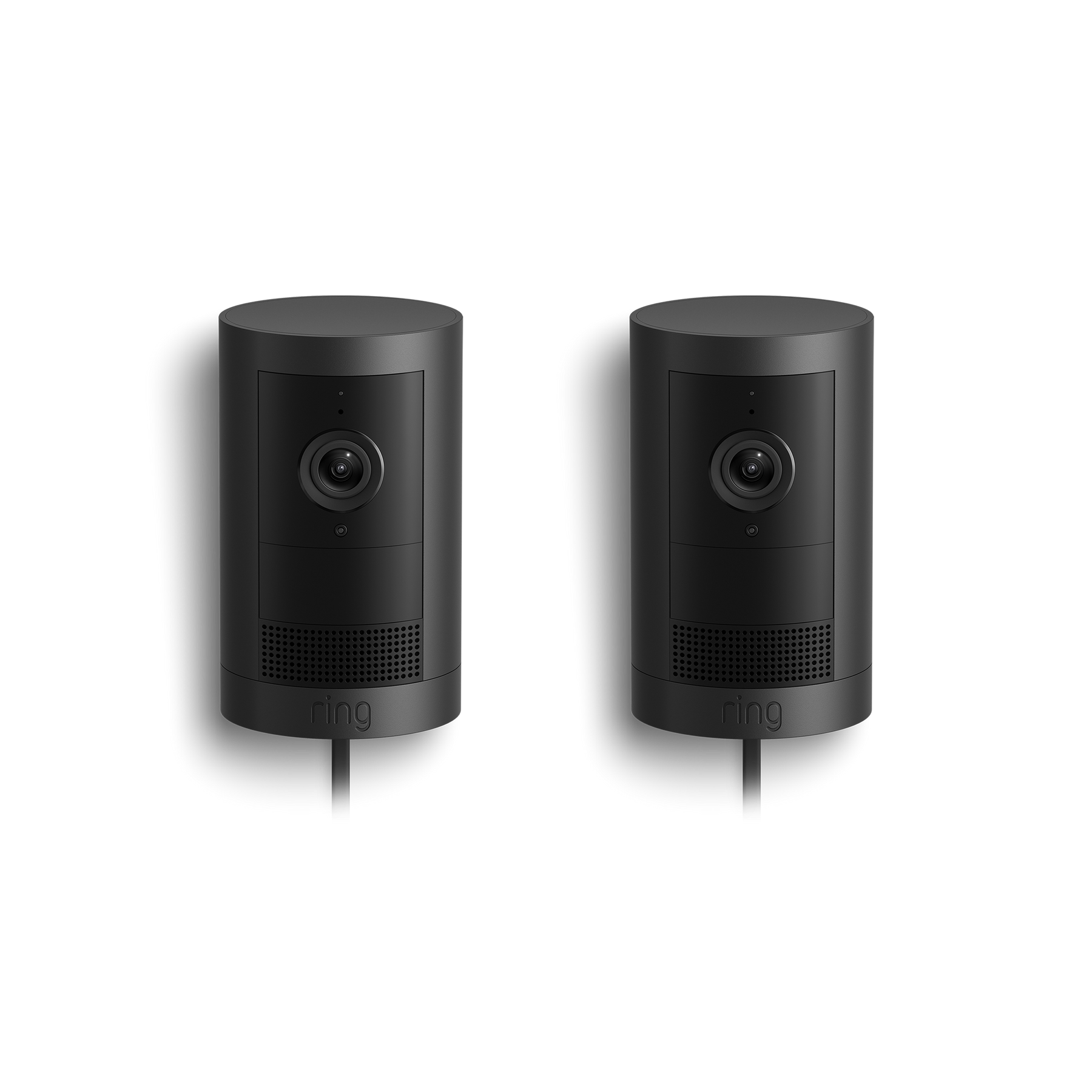 2-Pack Outdoor Camera Plus Plug-in (Featuring 2K Video with Ring Vision)