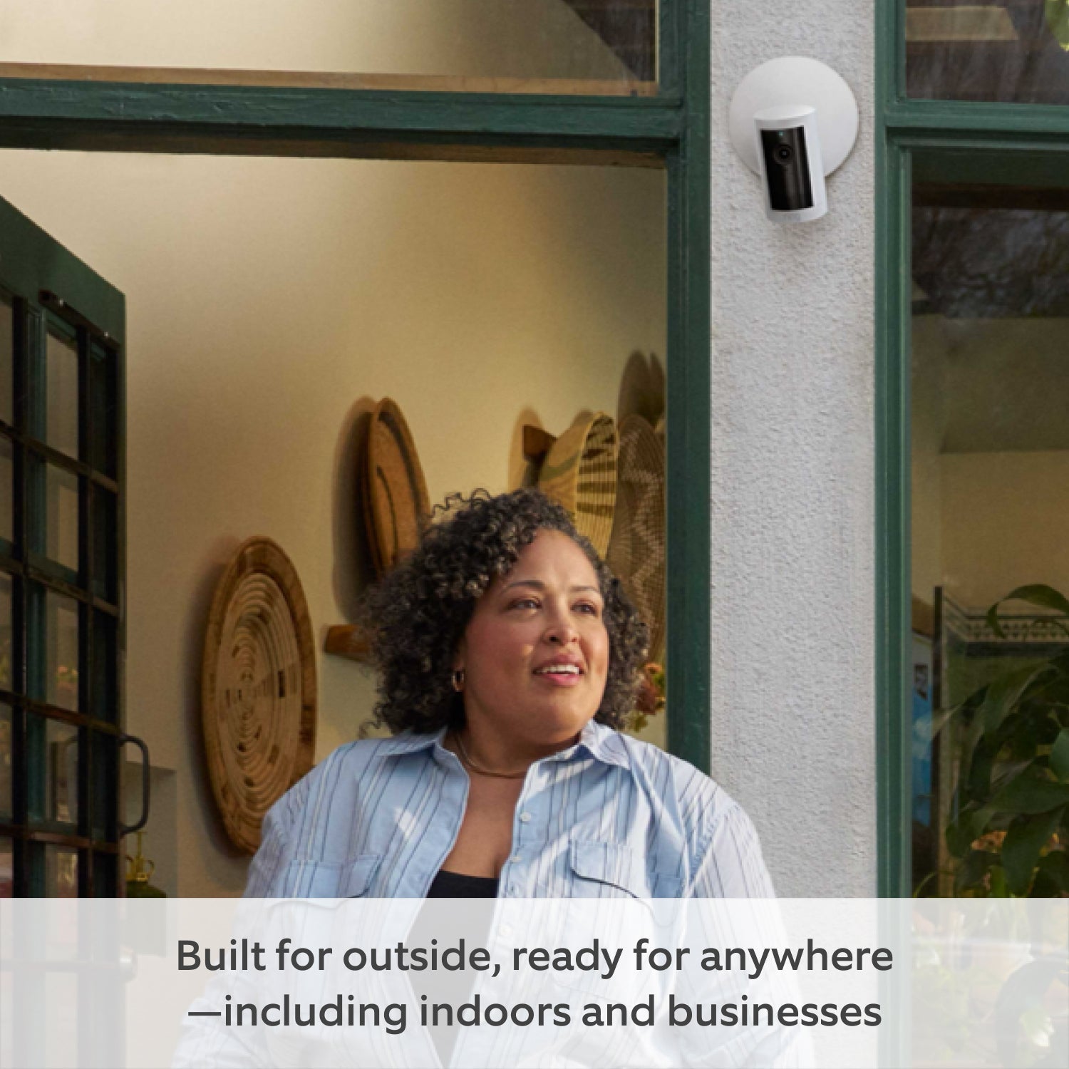 Outdoor Camera Plus with PoE Adapter (Featuring 2K Video with Ring Vision)
