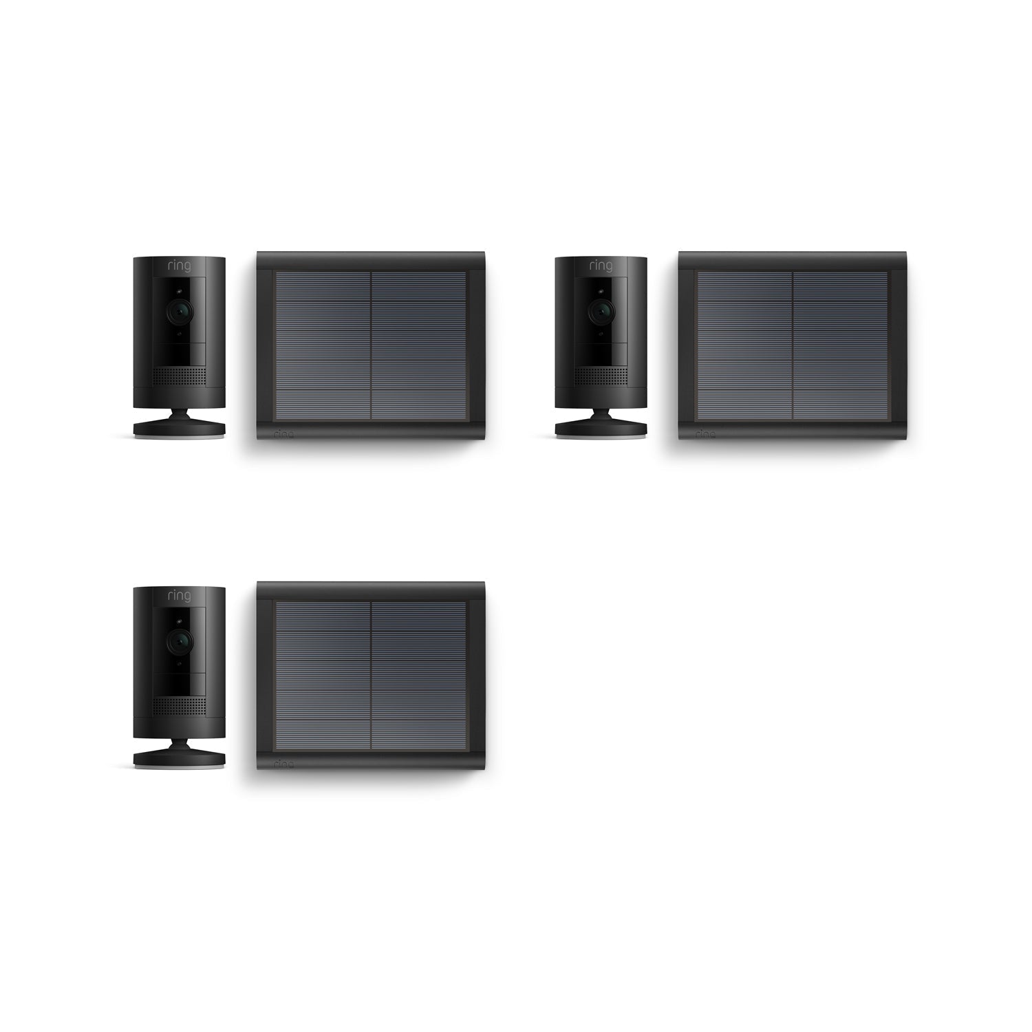 3-Pack Outdoor Security Camera | Stick Up Cam Solar