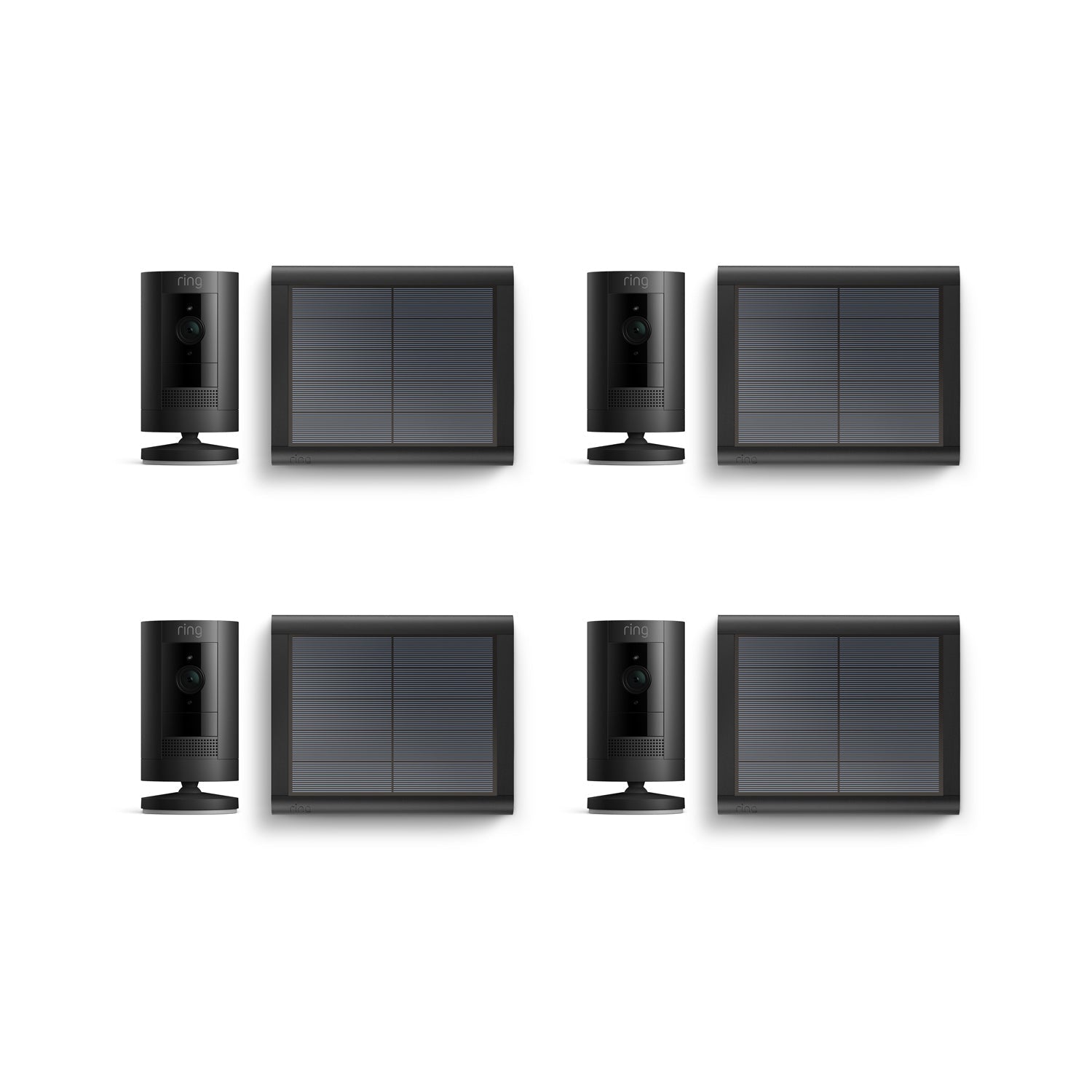 4-Pack Outdoor Security Camera | Stick Up Cam Solar