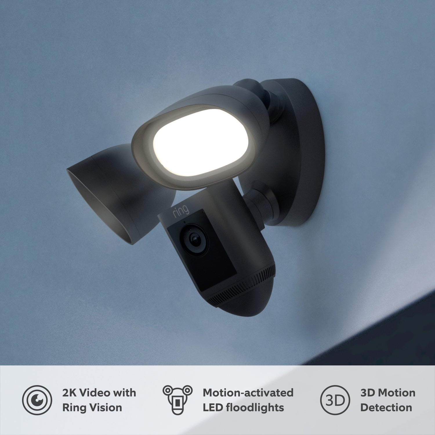 2-Pack Floodlight Cam Wired Pro