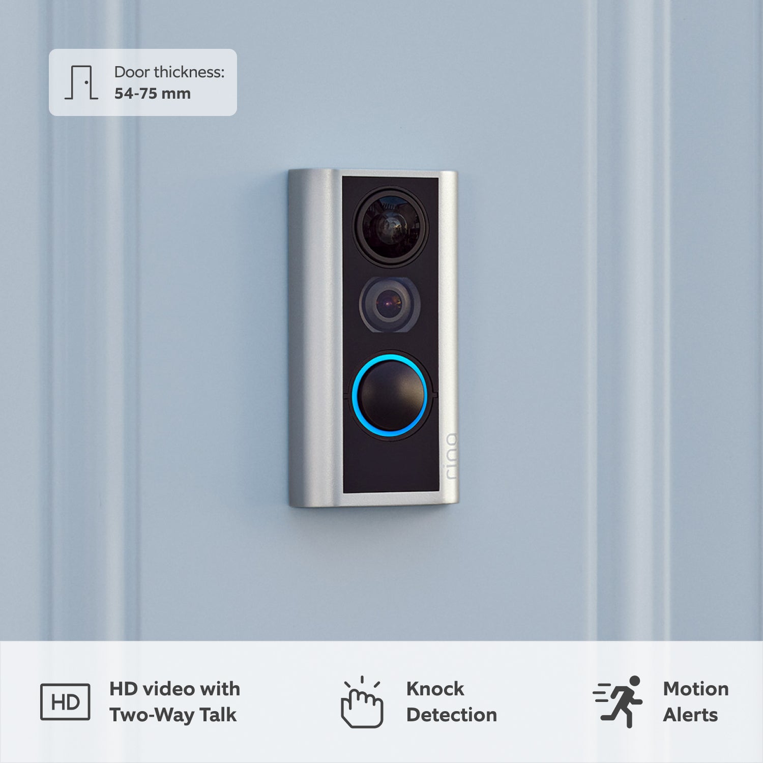 Ring Peephole Camera 54-75mm + Indoor Camera 2nd Gen (Door View Cam + Indoor Camera (2nd Gen))