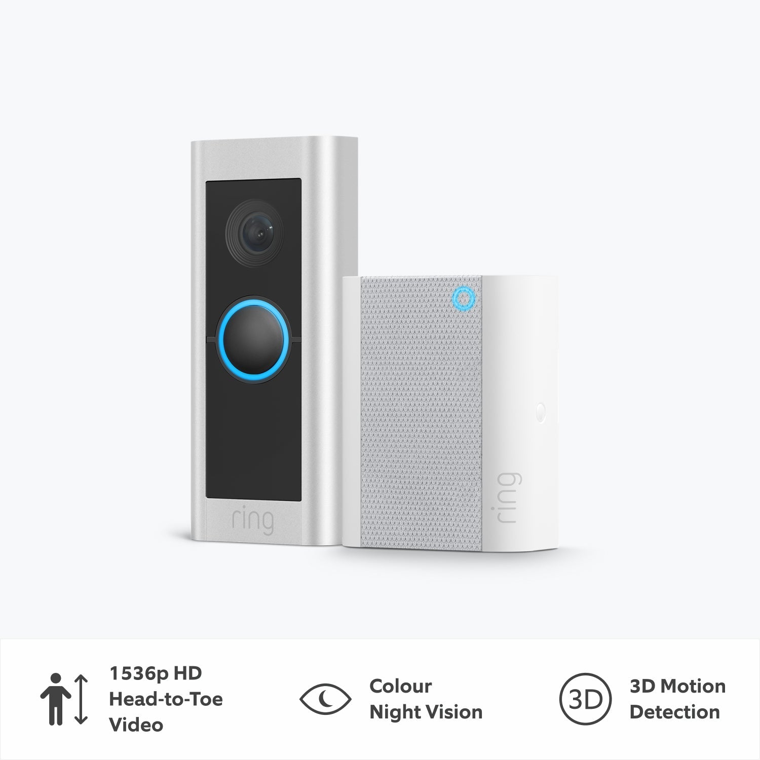 Wired Video Doorbell Pro with Chime (Formerly Video Doorbell Pro 2 Hardwired + Chime)