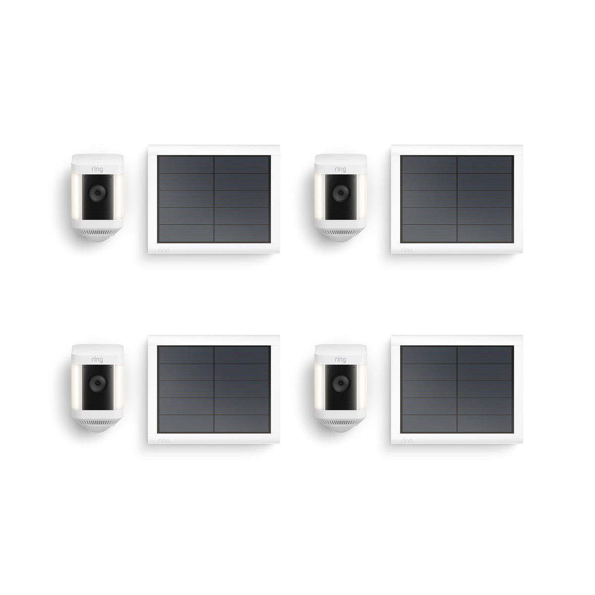 4-Pack Spotlight Cam Plus Solar