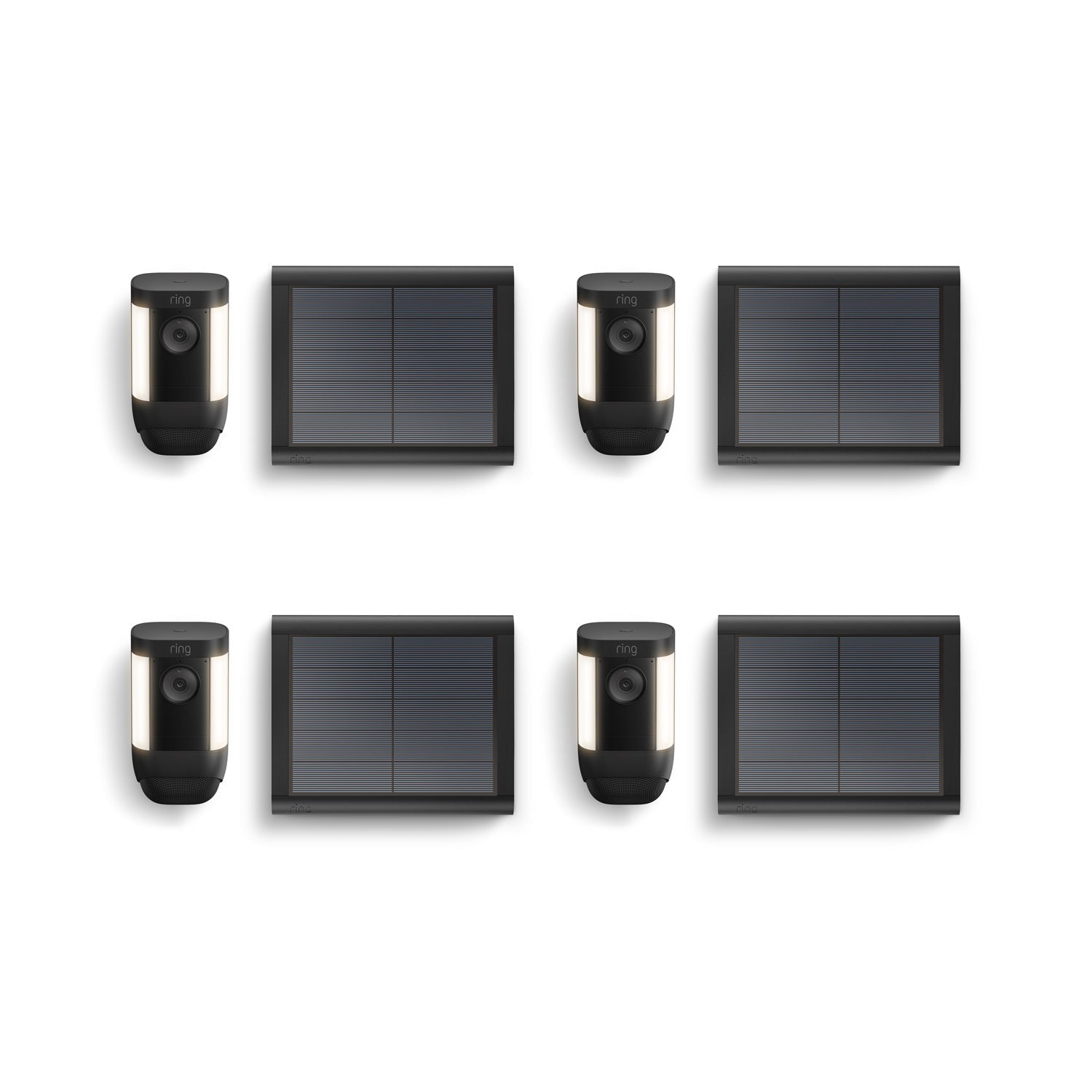 4-Pack Spotlight Cam Pro Solar