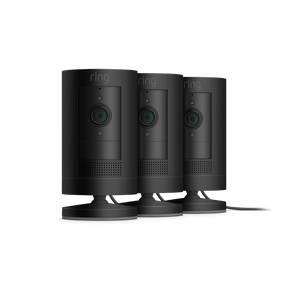 3-Pack Outdoor Security Camera | Stick Up Cam Plug-In