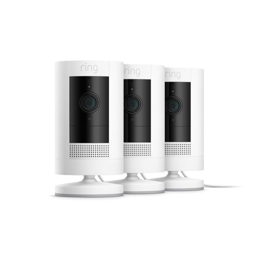 3-Pack Outdoor Security Camera | Stick Up Cam Plug-In