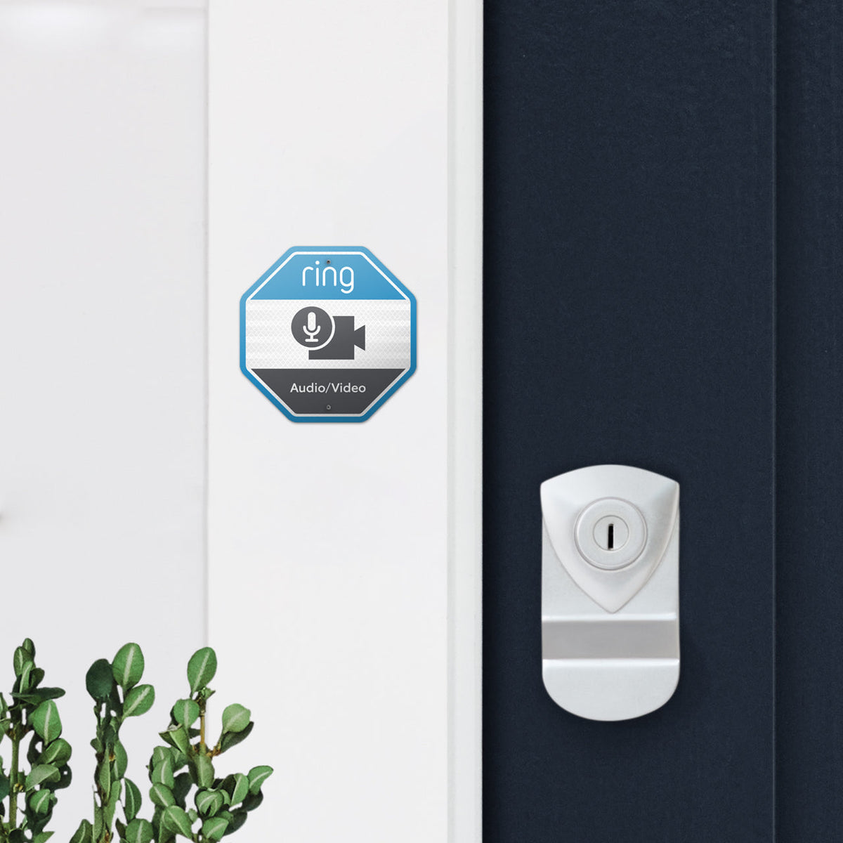 Security Doorplate Sign