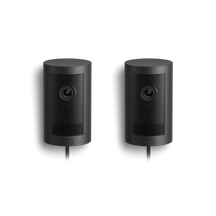 2-Pack Outdoor Camera Plus Plug-in (Featuring 2K Video with Ring Vision)
