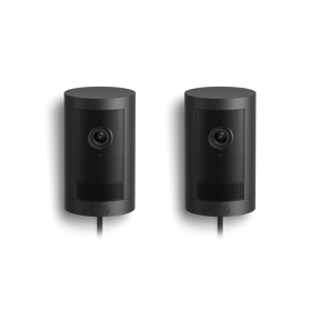 2-Pack Outdoor Camera Plus Plug-in (Featuring 2K Video with Ring Vision)