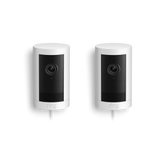 2-Pack Outdoor Camera Plus Plug-in (Featuring 2K Video with Ring Vision)