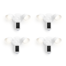 4-Pack Floodlight Cam Wired Plus