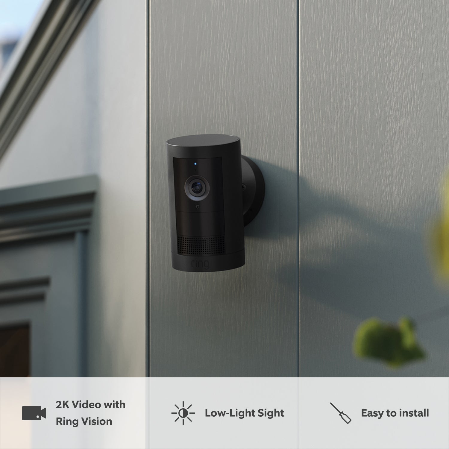 Outdoor Camera Plus - Battery (Featuring 2K Video with Ring Vision)