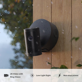 Outdoor Camera Plus with PoE Adapter (Featuring 2K Video with Ring Vision)