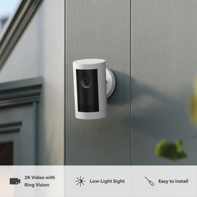 Outdoor Camera Plus - Battery (Featuring 2K Video with Ring Vision)