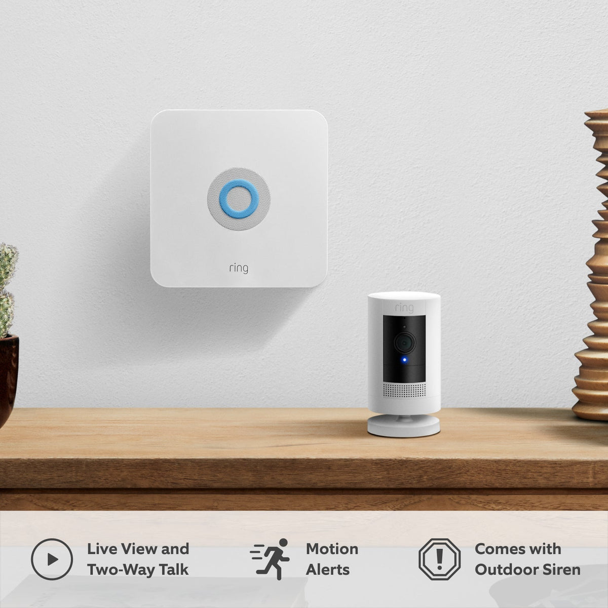 Alarm + Outdoor Camera - M (with siren)