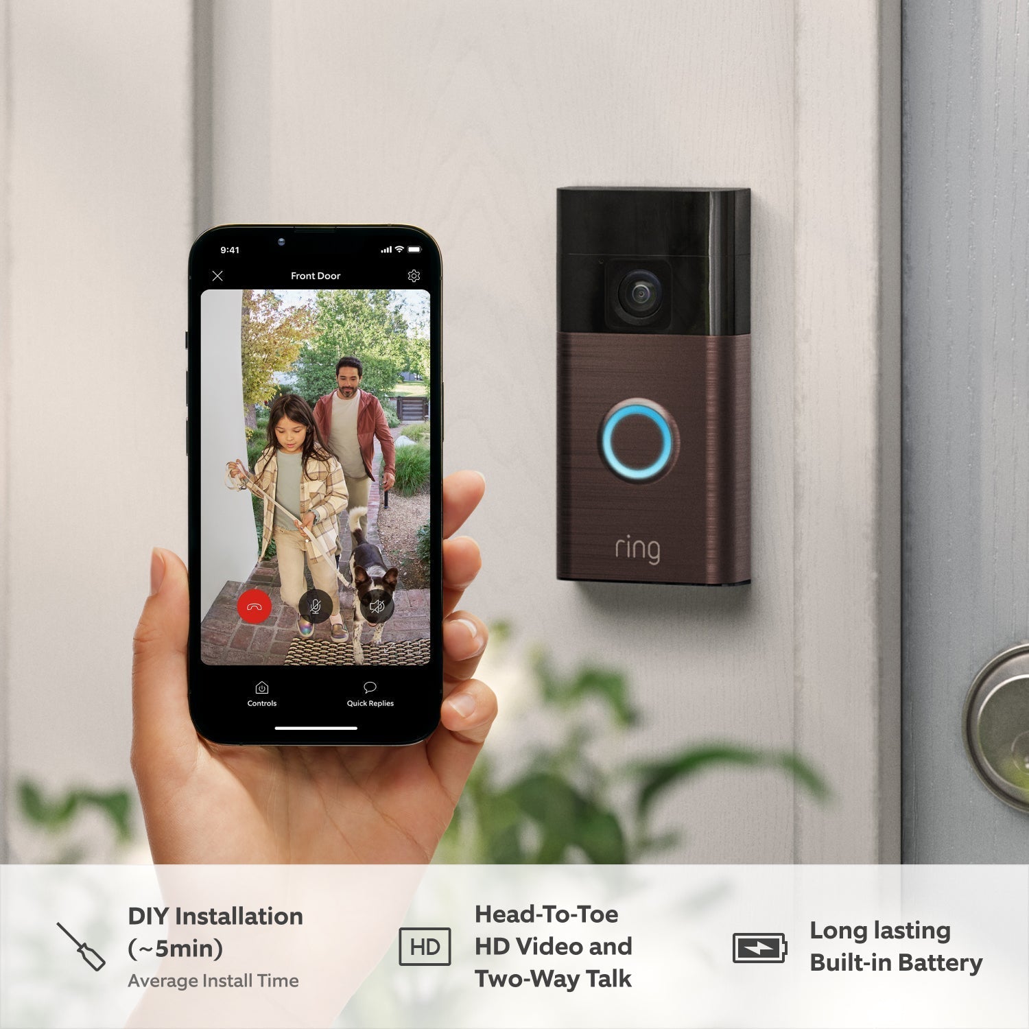 Battery Video Doorbell + Indoor Camera (2nd Gen)