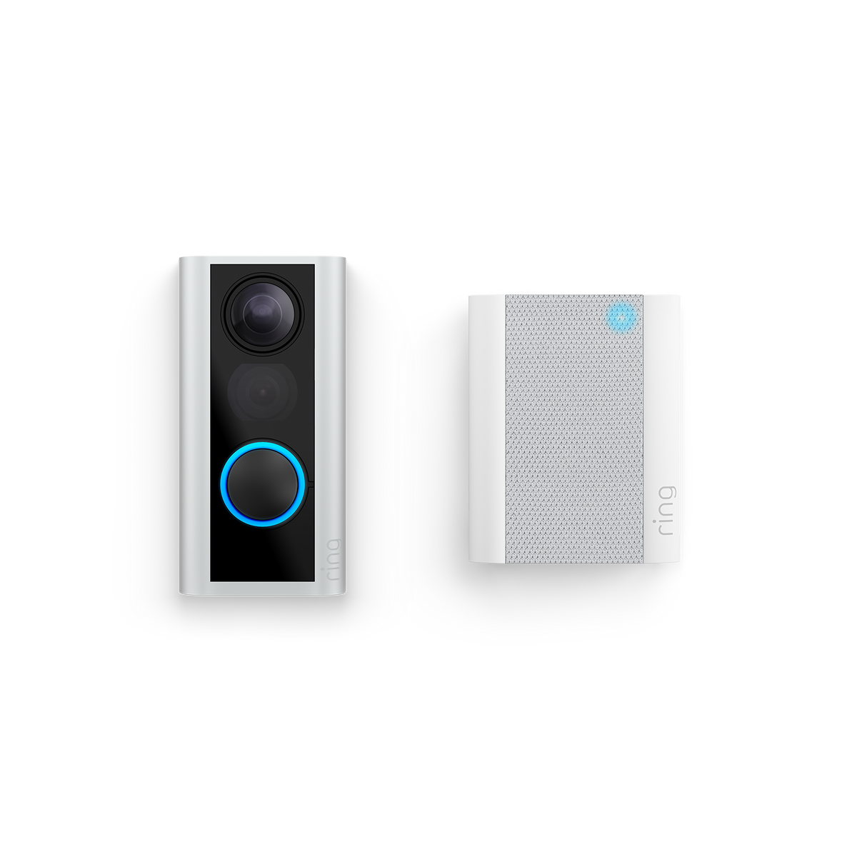 Ring Peephole Camera (54-75mm) + Chime (Door View Cam + Chime (2nd Gen))