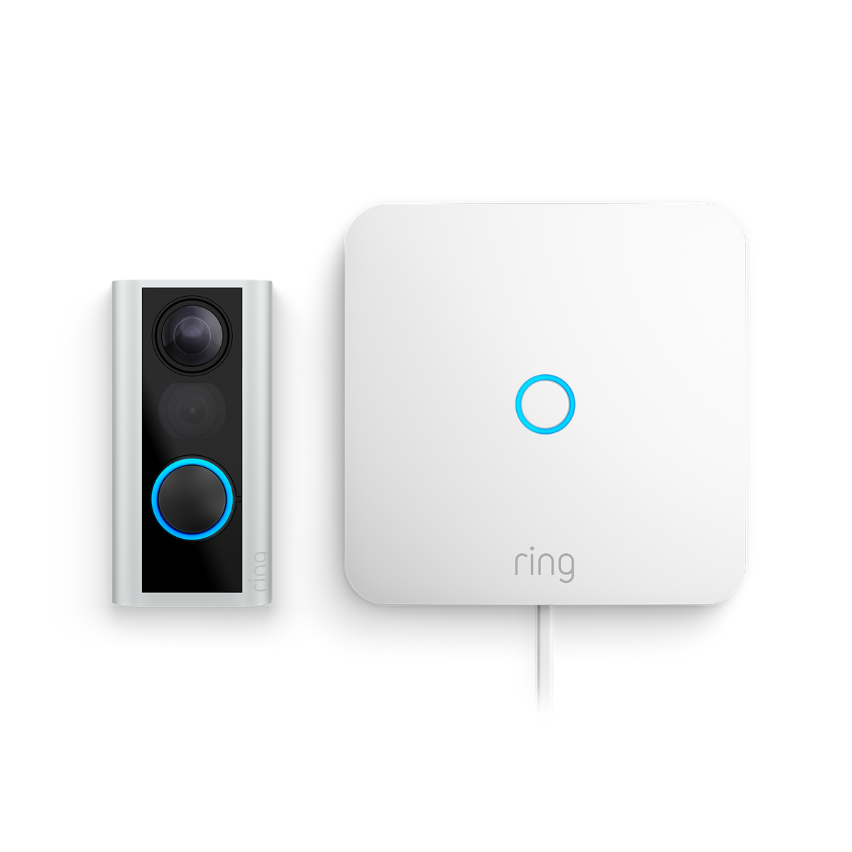 Ring Peephole Camera (34-55mm) + Ring Intercom (Door View Cam + Ring Intercom)