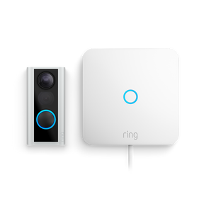 Ring Peephole Camera (54-75mm) + Ring Intercom (Door View Cam + Ring Intercom)