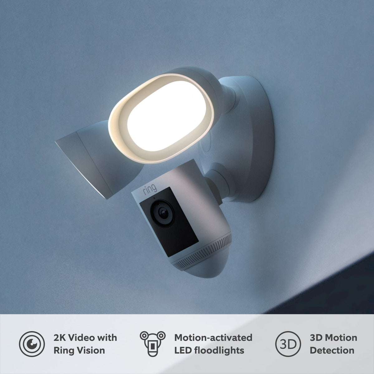 2-Pack Floodlight Cam Wired Pro