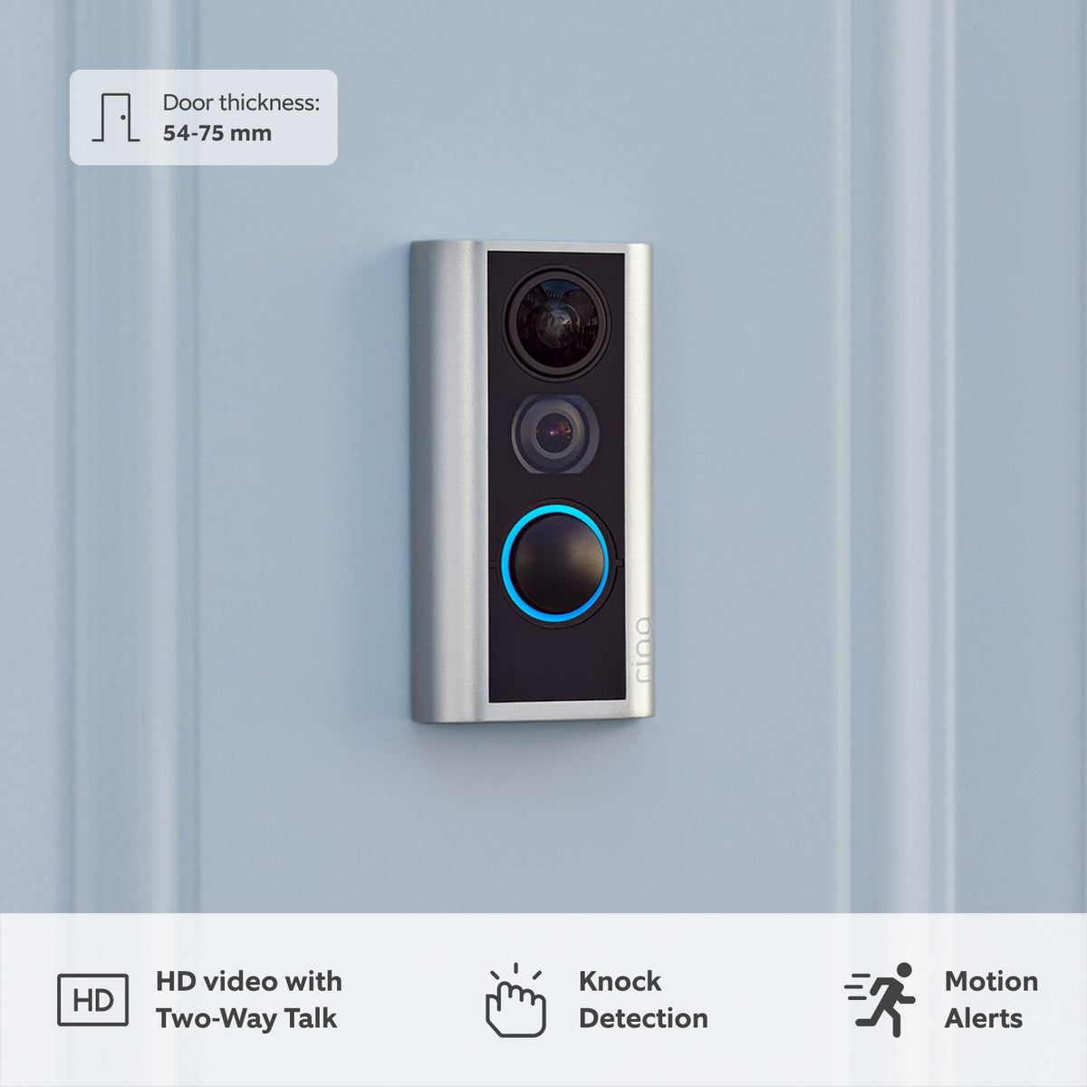Ring Peephole Camera 54-75mm + Indoor Camera 2nd Gen (Door View Cam + Indoor Camera (2nd Gen))
