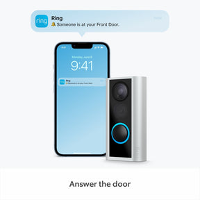 Ring Peephole Camera (34-55mm) + Chime (Door View Cam + Chime (2nd Gen))