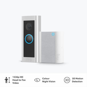 Wired Video Doorbell Pro with Chime (Formerly Video Doorbell Pro 2 Hardwired + Chime)