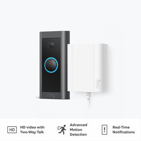 Video Doorbell Wired with Plug-In Adapter