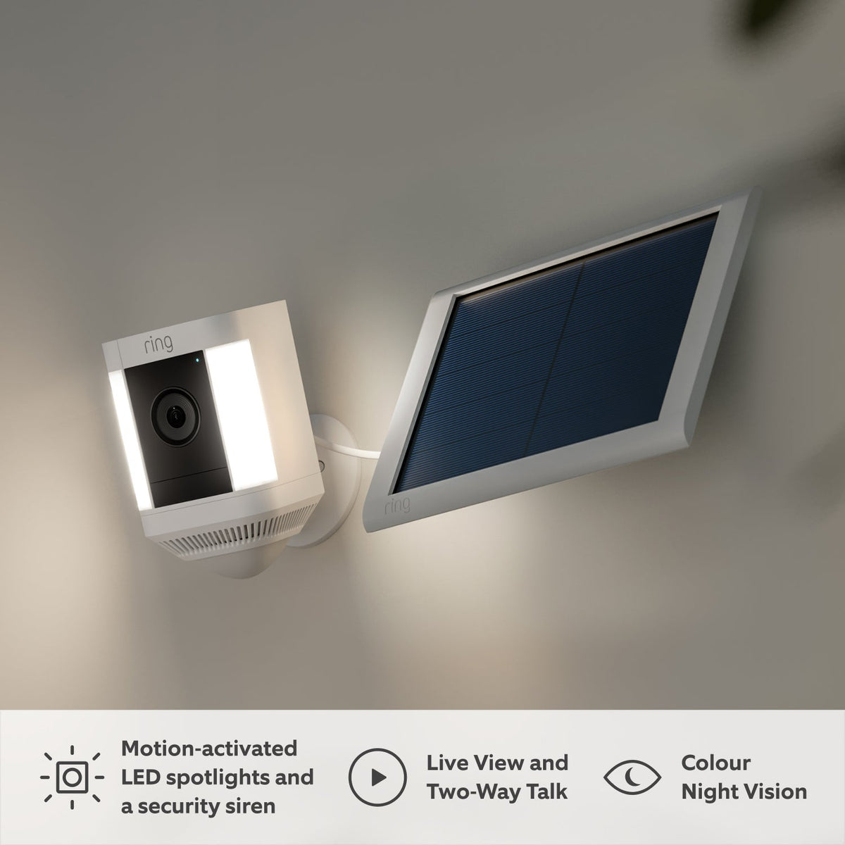 2-Pack Spotlight Cam Plus Solar
