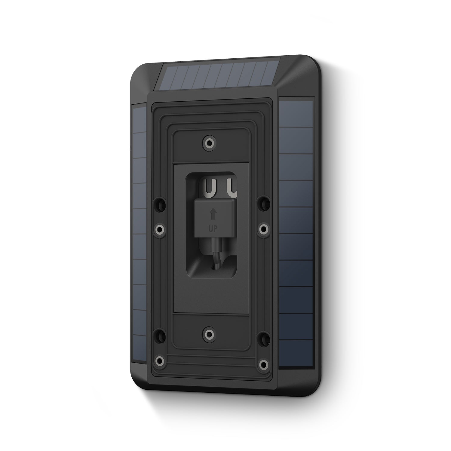 Solar Charger 2nd Generation for Battery Doorbells  (Video Doorbell 3, Video Doorbell 3 Plus, Video Doorbell 4, Battery Video Doorbell Plus,Battery Video Doorbell Pro)