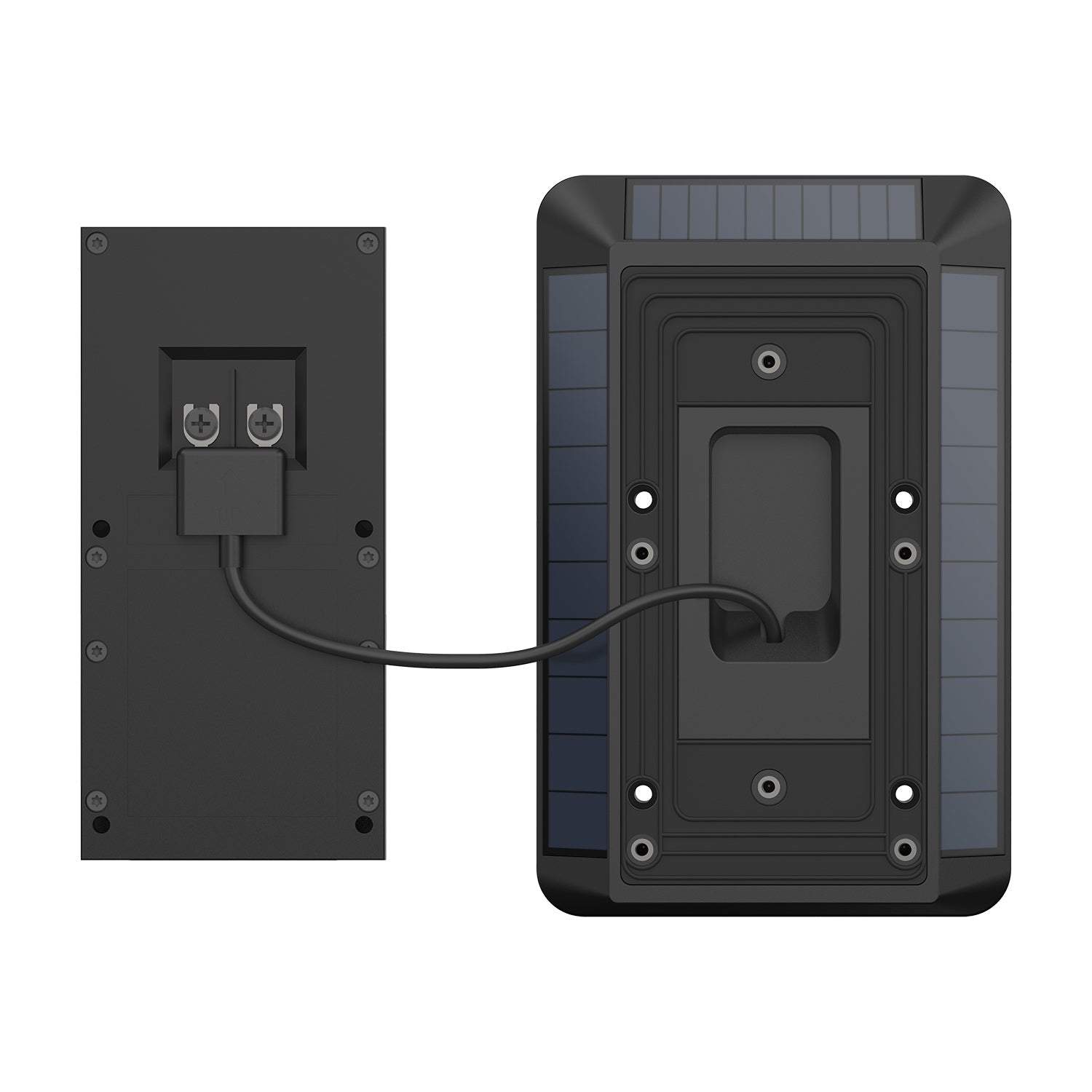 Solar Charger 2nd Generation for Battery Doorbells  (Video Doorbell 3, Video Doorbell 3 Plus, Video Doorbell 4, Battery Video Doorbell Plus,Battery Video Doorbell Pro)
