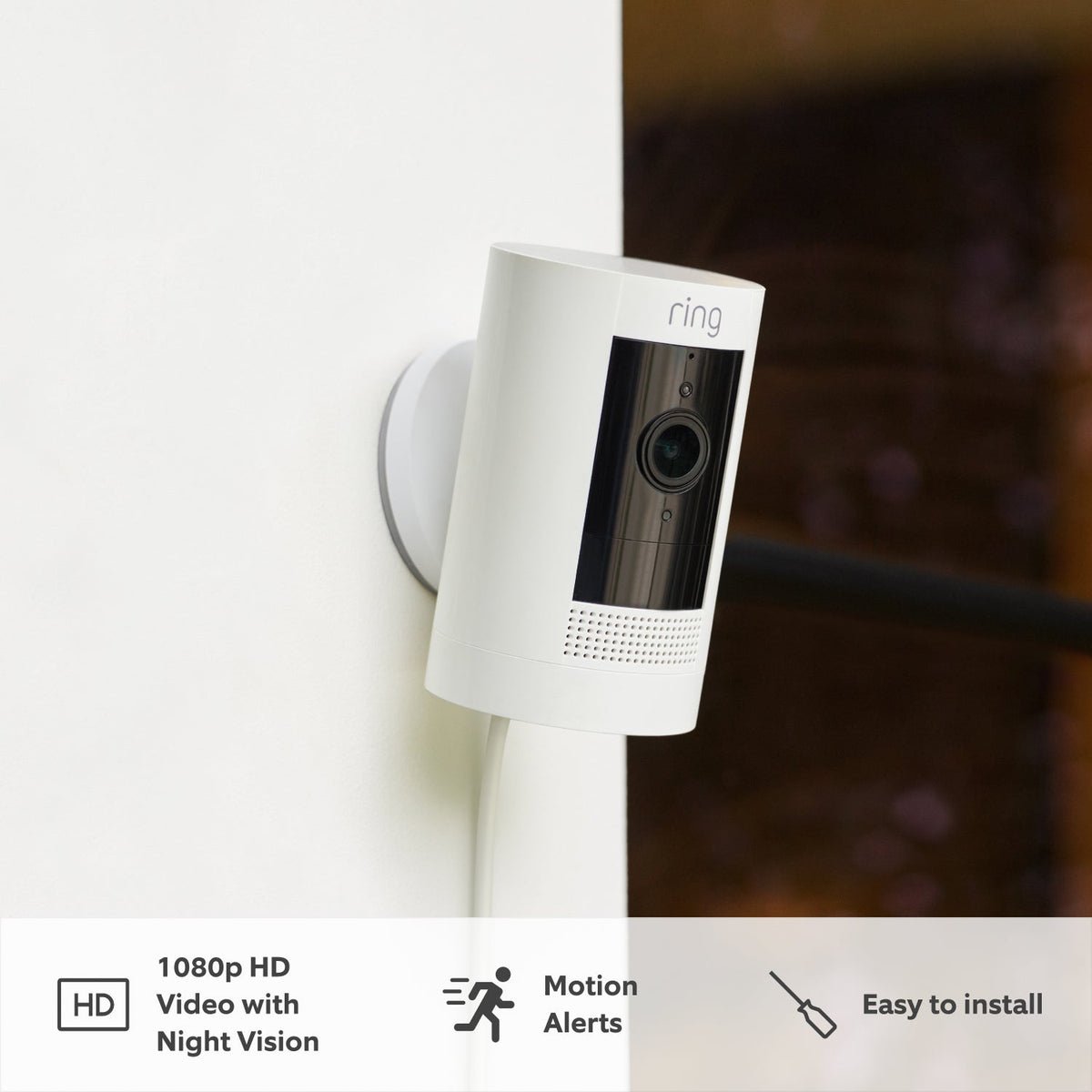 2-Pack Outdoor Security Camera | Stick Up Cam Plug-In
