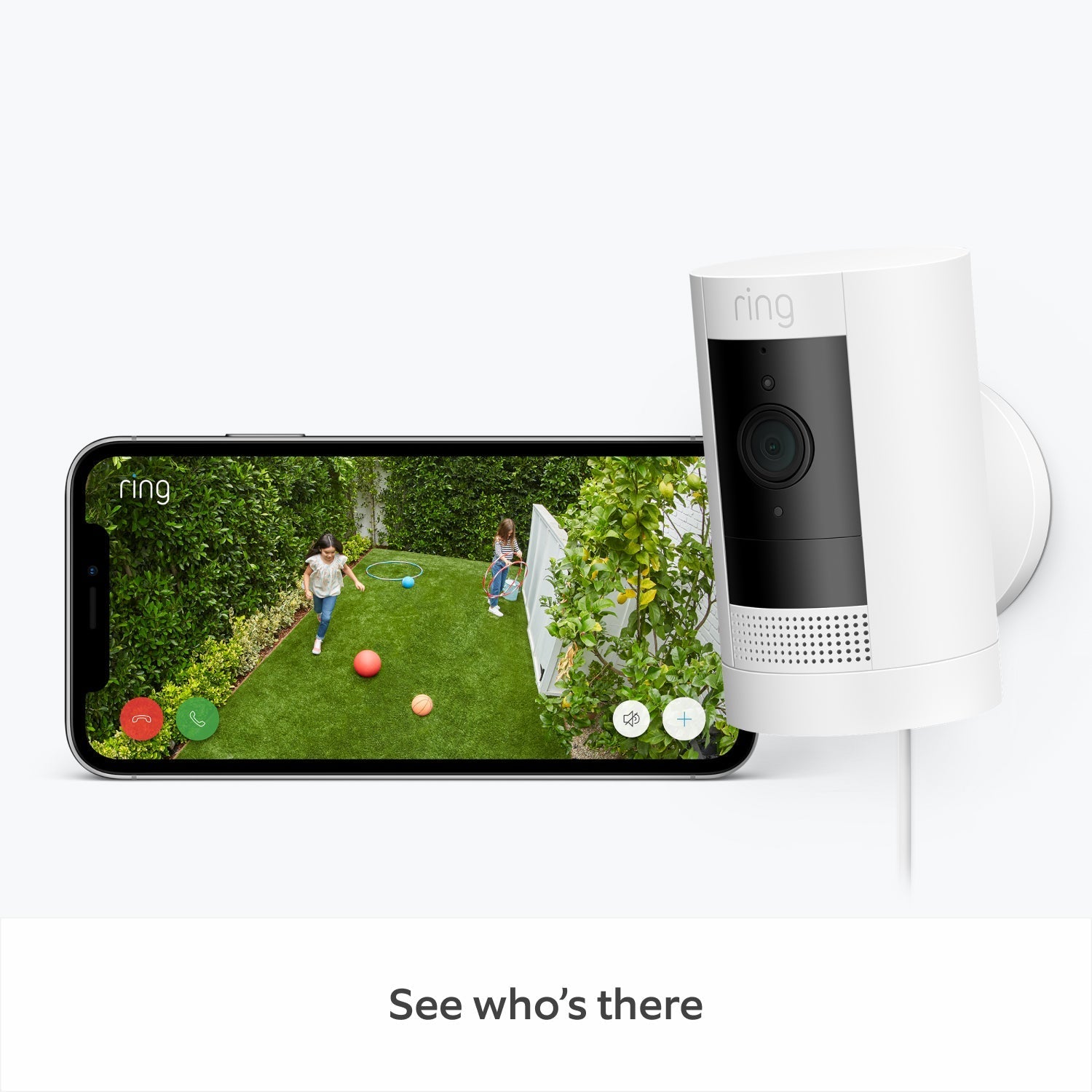 2-Pack Outdoor Security Camera | Stick Up Cam Plug-In