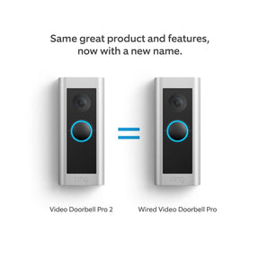Wired Video Doorbell Pro with Chime (Formerly Video Doorbell Pro 2 Hardwired + Chime)